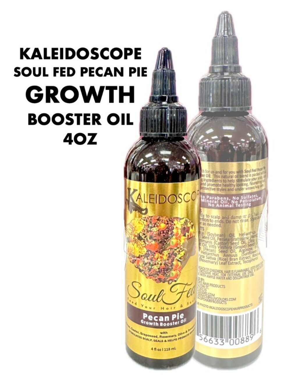 Kaleidoscope Soul Fed Pecan Pie Growth Booster Oil 4oz